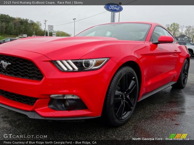 Race Red / Ebony 2015 Ford Mustang EcoBoost Coupe