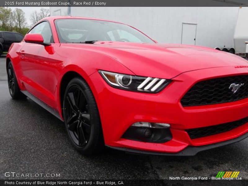 Race Red / Ebony 2015 Ford Mustang EcoBoost Coupe