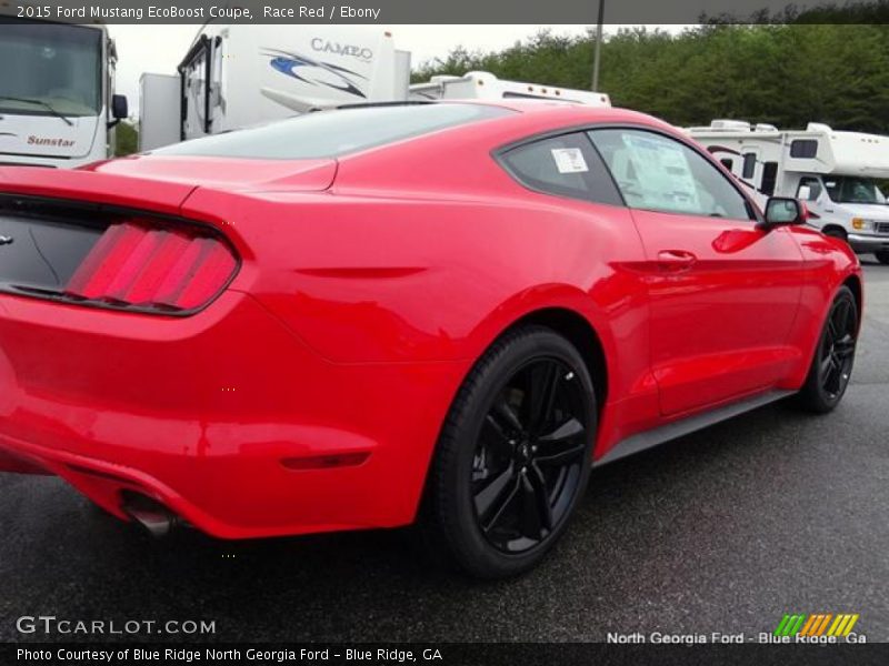 Race Red / Ebony 2015 Ford Mustang EcoBoost Coupe