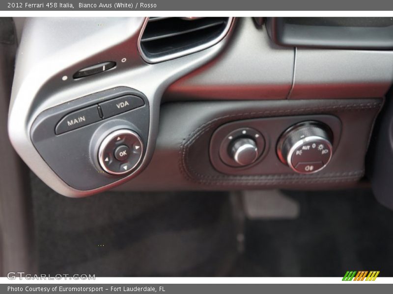 Controls of 2012 458 Italia