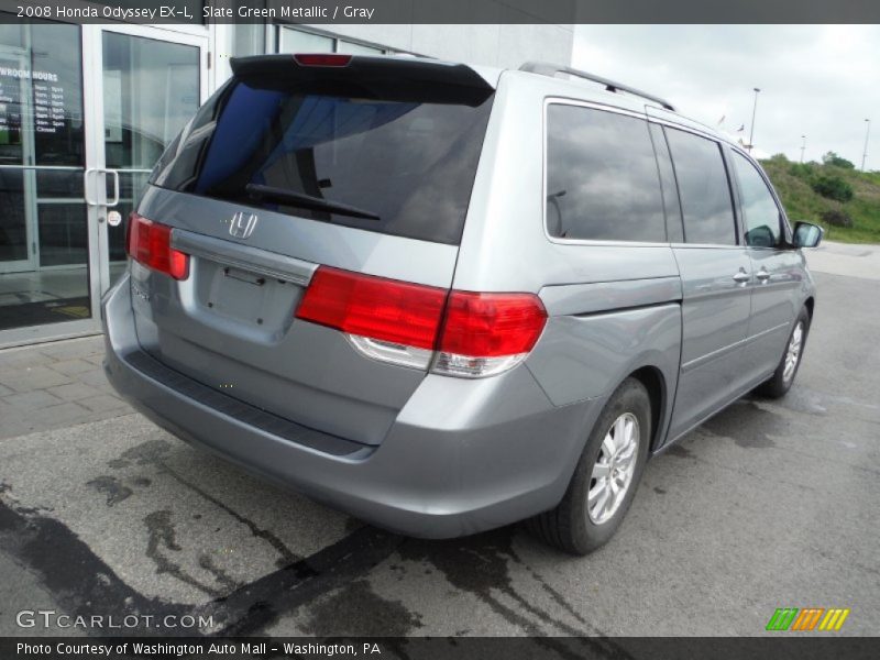 Slate Green Metallic / Gray 2008 Honda Odyssey EX-L