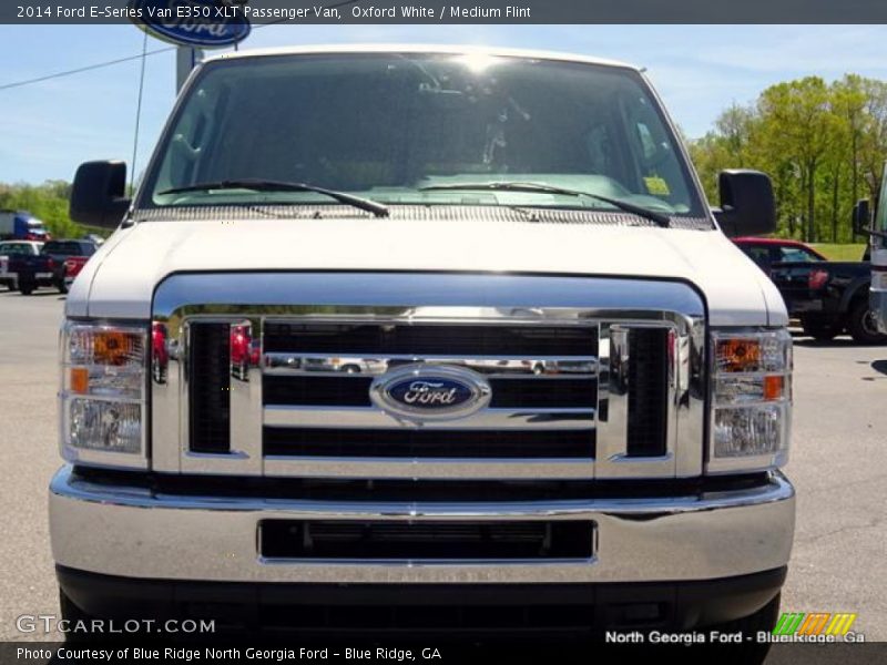 Oxford White / Medium Flint 2014 Ford E-Series Van E350 XLT Passenger Van