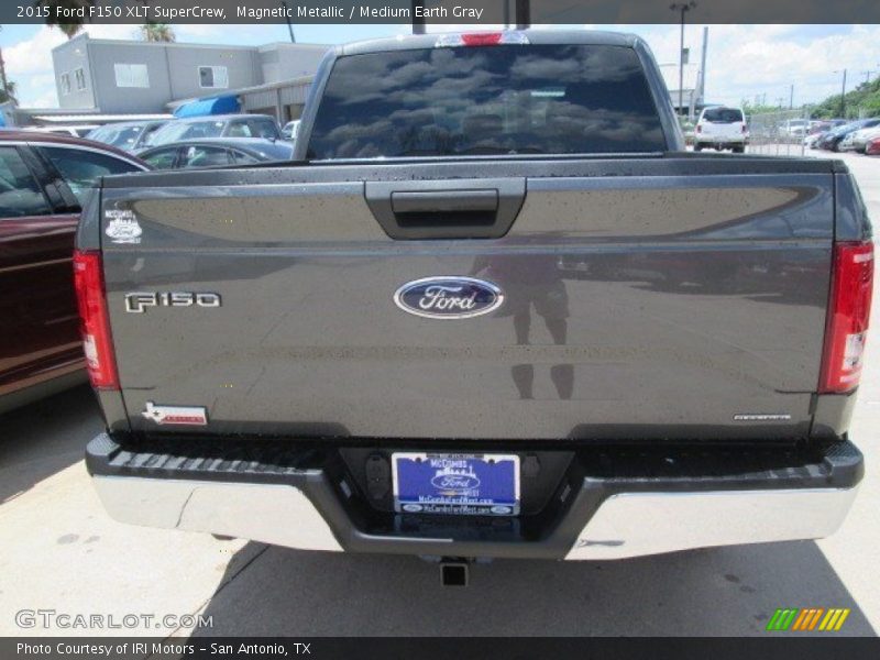 Magnetic Metallic / Medium Earth Gray 2015 Ford F150 XLT SuperCrew