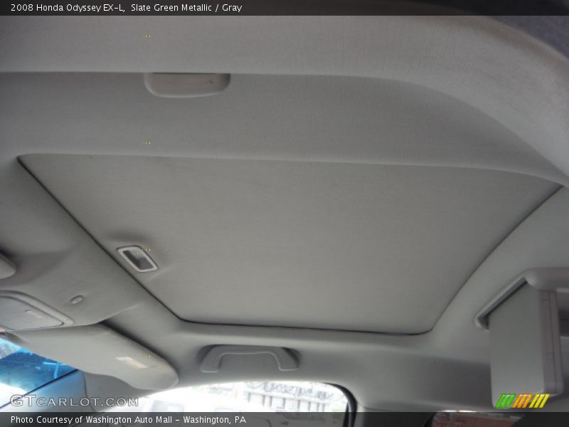 Slate Green Metallic / Gray 2008 Honda Odyssey EX-L