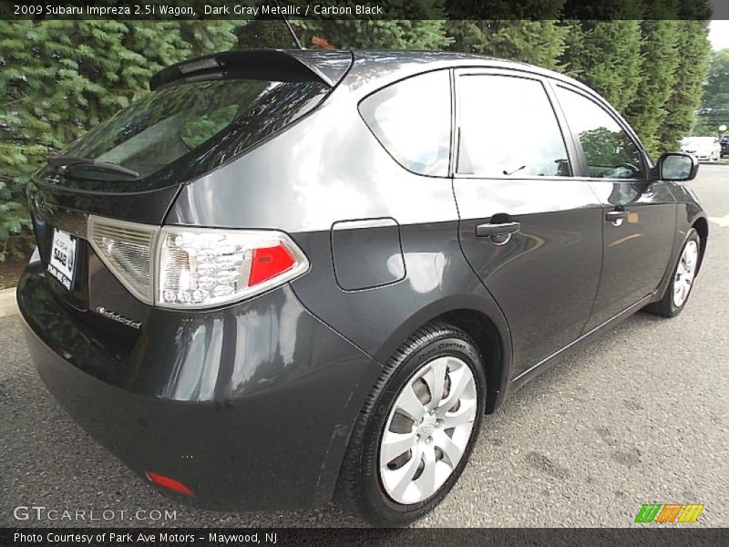 Dark Gray Metallic / Carbon Black 2009 Subaru Impreza 2.5i Wagon