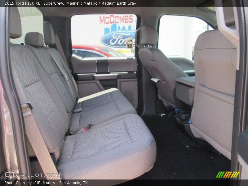 Magnetic Metallic / Medium Earth Gray 2015 Ford F150 XLT SuperCrew