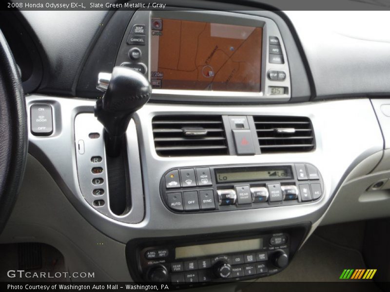 Slate Green Metallic / Gray 2008 Honda Odyssey EX-L