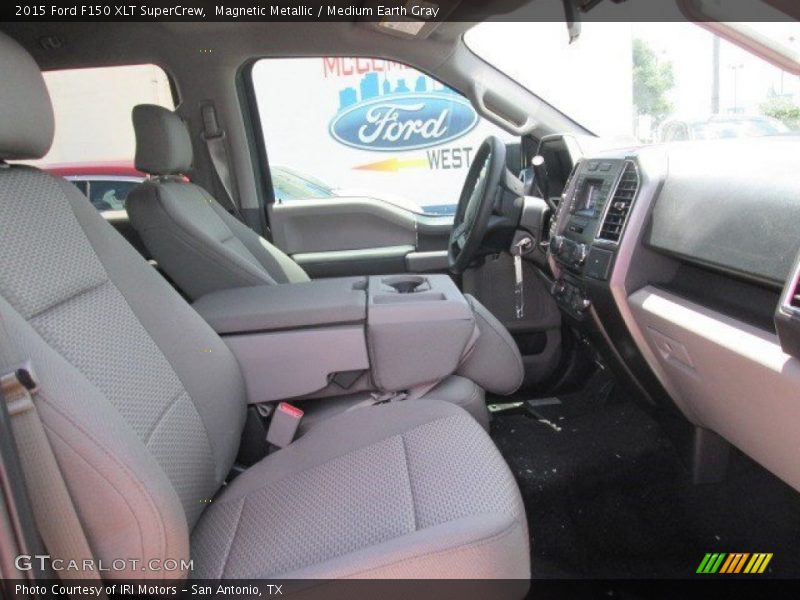 Magnetic Metallic / Medium Earth Gray 2015 Ford F150 XLT SuperCrew