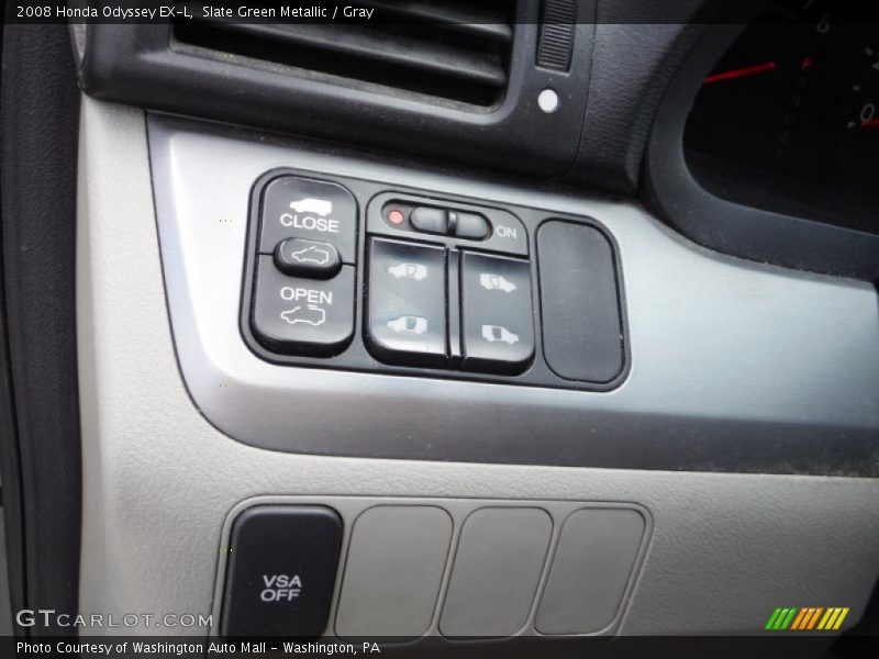 Slate Green Metallic / Gray 2008 Honda Odyssey EX-L