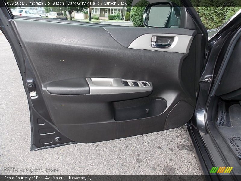 Dark Gray Metallic / Carbon Black 2009 Subaru Impreza 2.5i Wagon