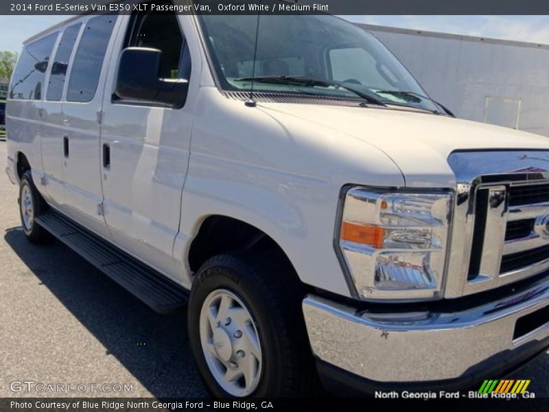 Oxford White / Medium Flint 2014 Ford E-Series Van E350 XLT Passenger Van