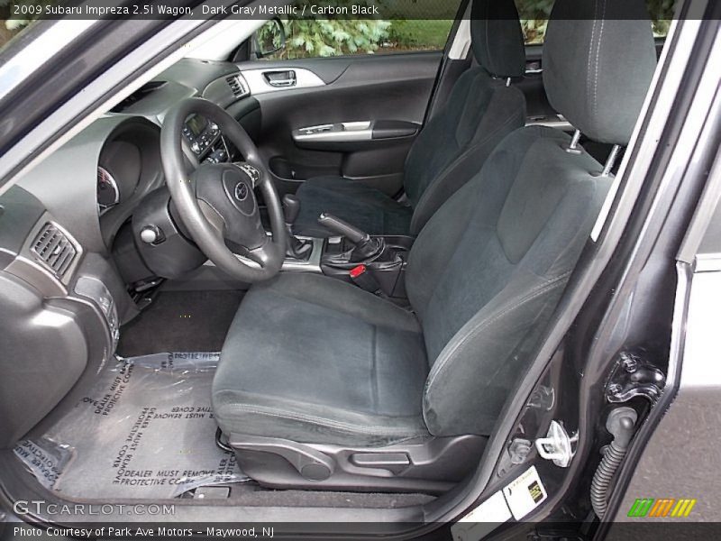 Dark Gray Metallic / Carbon Black 2009 Subaru Impreza 2.5i Wagon