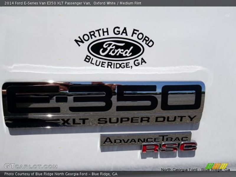 Oxford White / Medium Flint 2014 Ford E-Series Van E350 XLT Passenger Van