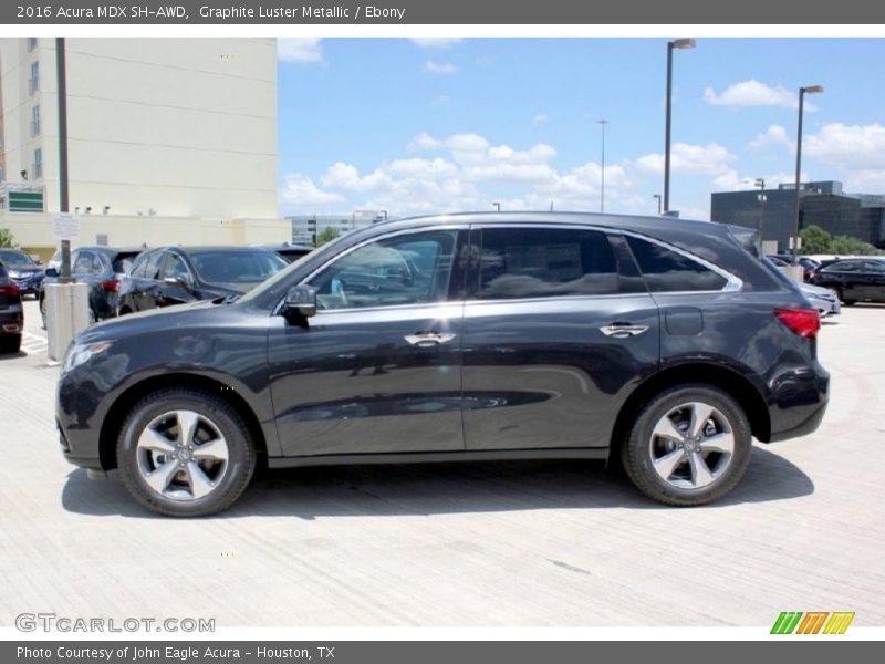 Graphite Luster Metallic / Ebony 2016 Acura MDX SH-AWD