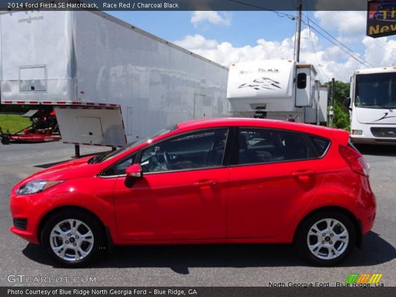 Race Red / Charcoal Black 2014 Ford Fiesta SE Hatchback