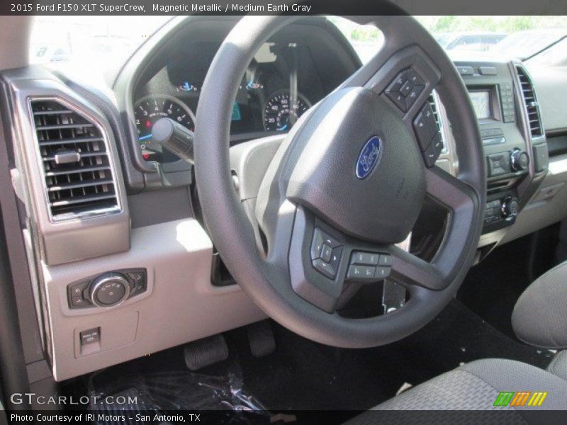Magnetic Metallic / Medium Earth Gray 2015 Ford F150 XLT SuperCrew