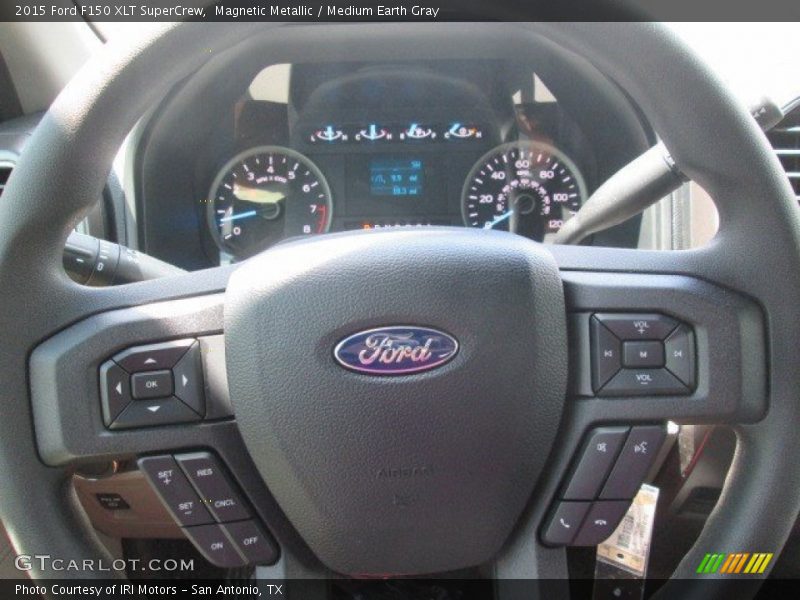 Magnetic Metallic / Medium Earth Gray 2015 Ford F150 XLT SuperCrew