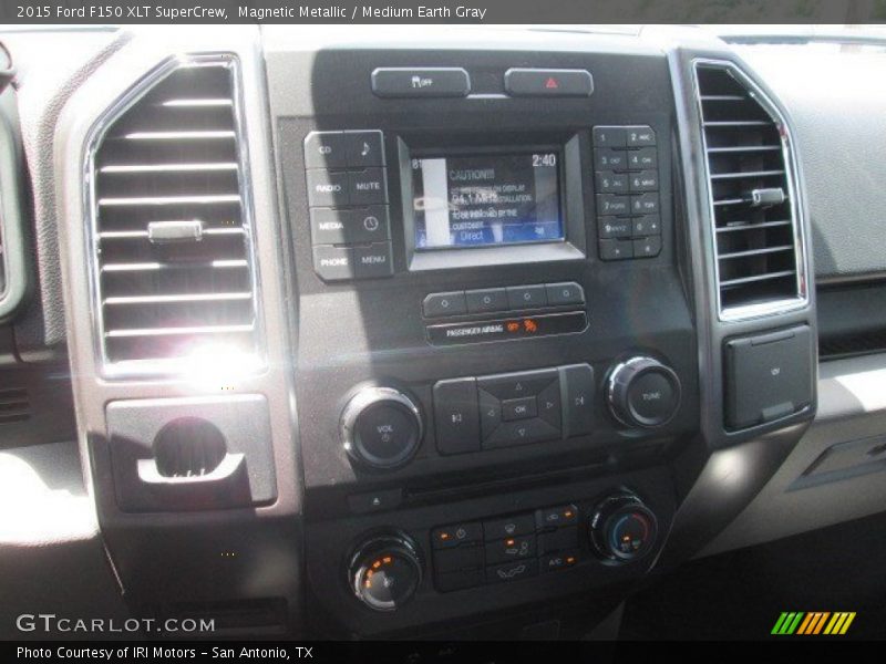 Magnetic Metallic / Medium Earth Gray 2015 Ford F150 XLT SuperCrew