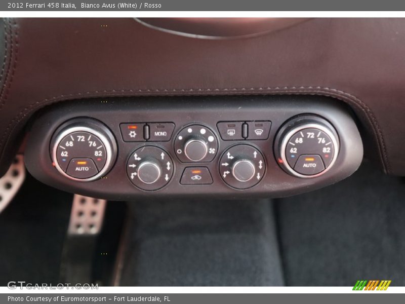 Controls of 2012 458 Italia