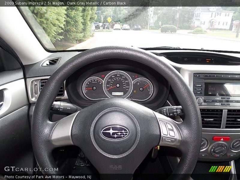 Dark Gray Metallic / Carbon Black 2009 Subaru Impreza 2.5i Wagon