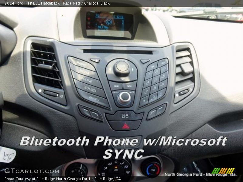 Race Red / Charcoal Black 2014 Ford Fiesta SE Hatchback