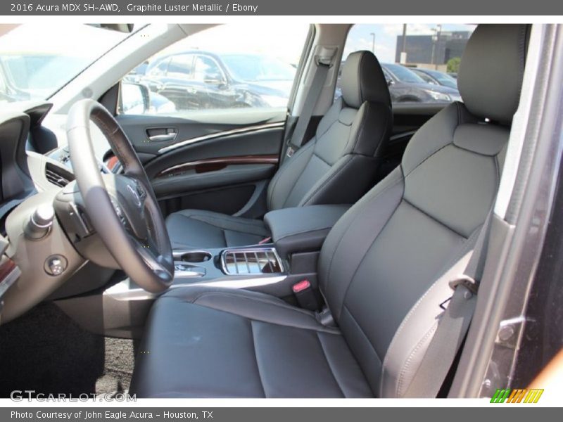 Graphite Luster Metallic / Ebony 2016 Acura MDX SH-AWD