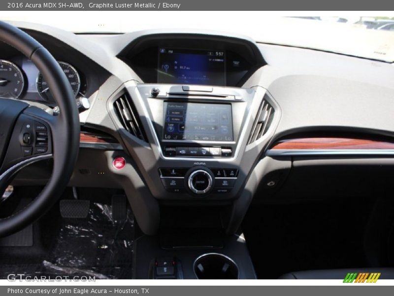 Graphite Luster Metallic / Ebony 2016 Acura MDX SH-AWD