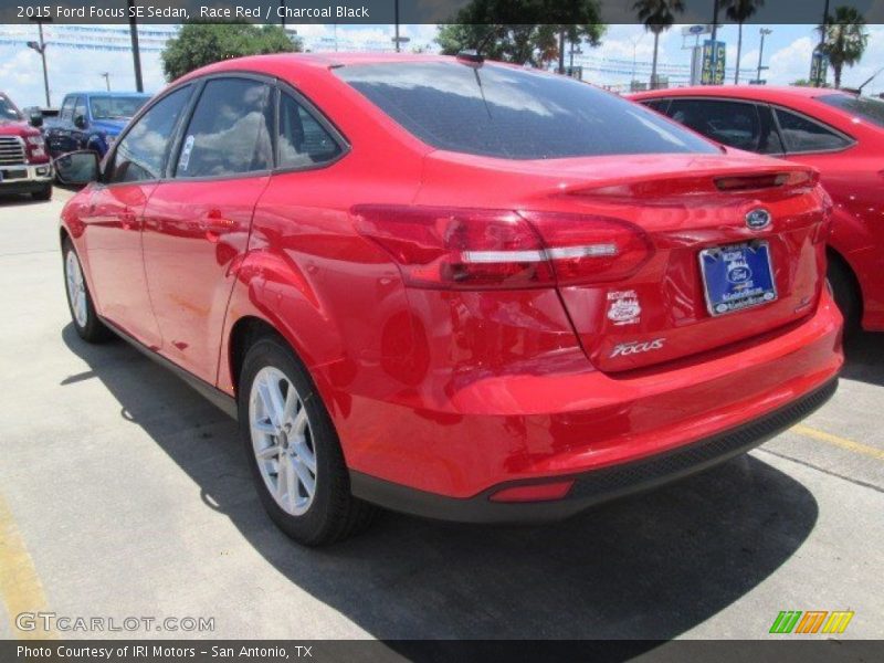 Race Red / Charcoal Black 2015 Ford Focus SE Sedan