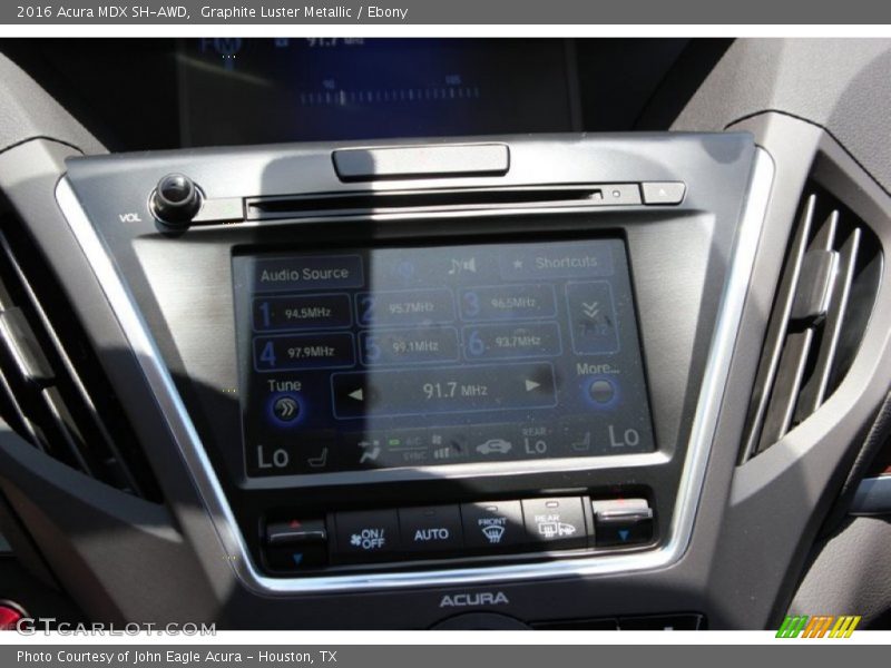 Graphite Luster Metallic / Ebony 2016 Acura MDX SH-AWD