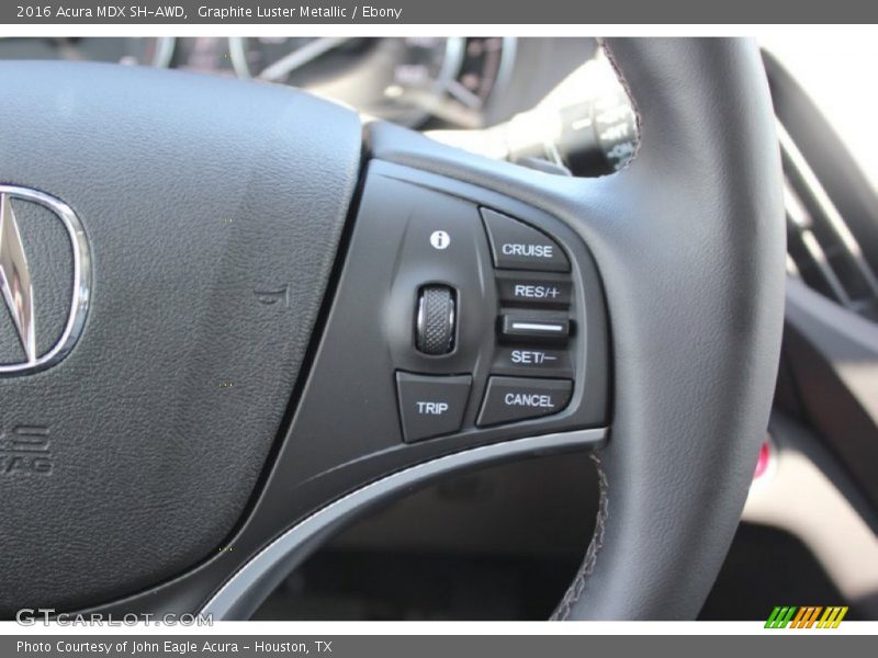 Graphite Luster Metallic / Ebony 2016 Acura MDX SH-AWD