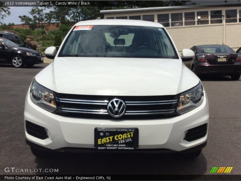 Candy White / Black 2013 Volkswagen Tiguan S