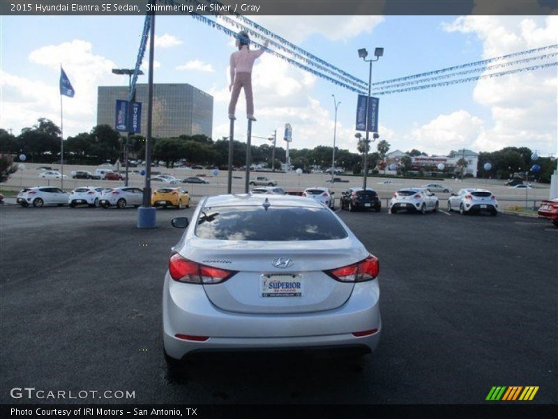 Shimmering Air Silver / Gray 2015 Hyundai Elantra SE Sedan