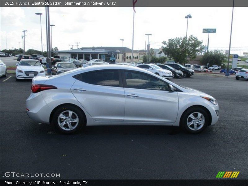 Shimmering Air Silver / Gray 2015 Hyundai Elantra SE Sedan