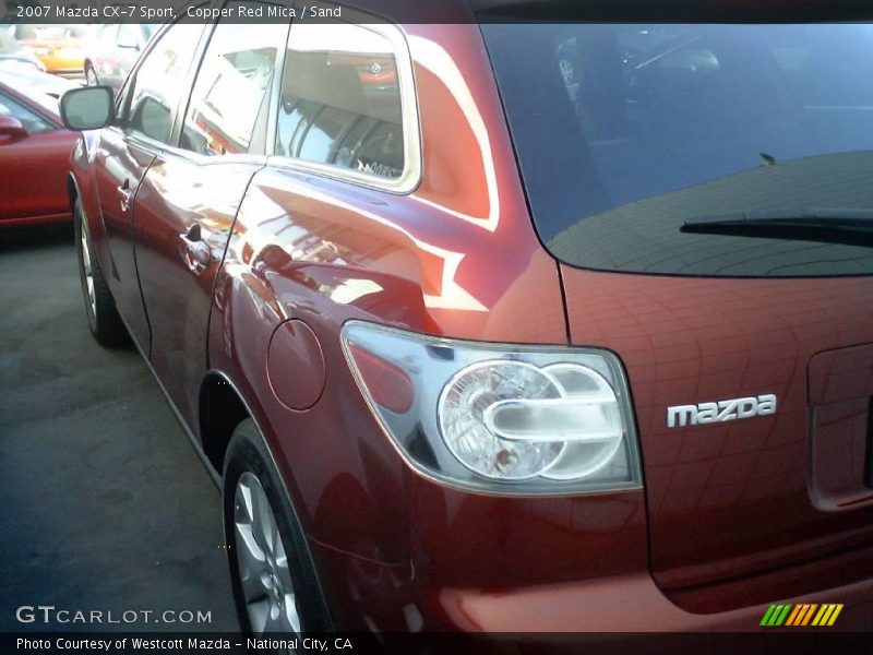 Copper Red Mica / Sand 2007 Mazda CX-7 Sport