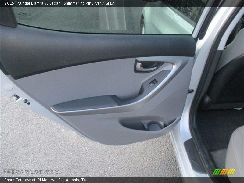 Shimmering Air Silver / Gray 2015 Hyundai Elantra SE Sedan