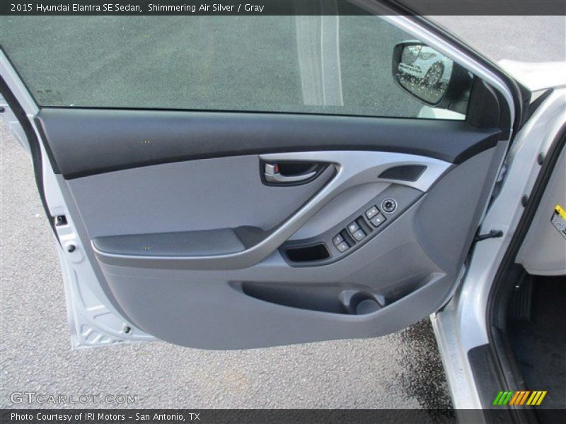 Shimmering Air Silver / Gray 2015 Hyundai Elantra SE Sedan