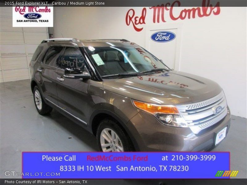 Caribou / Medium Light Stone 2015 Ford Explorer XLT