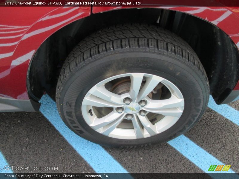 Cardinal Red Metallic / Brownstone/Jet Black 2012 Chevrolet Equinox LT AWD