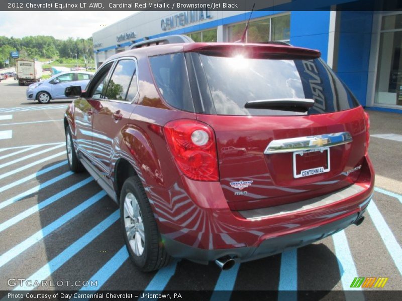 Cardinal Red Metallic / Brownstone/Jet Black 2012 Chevrolet Equinox LT AWD