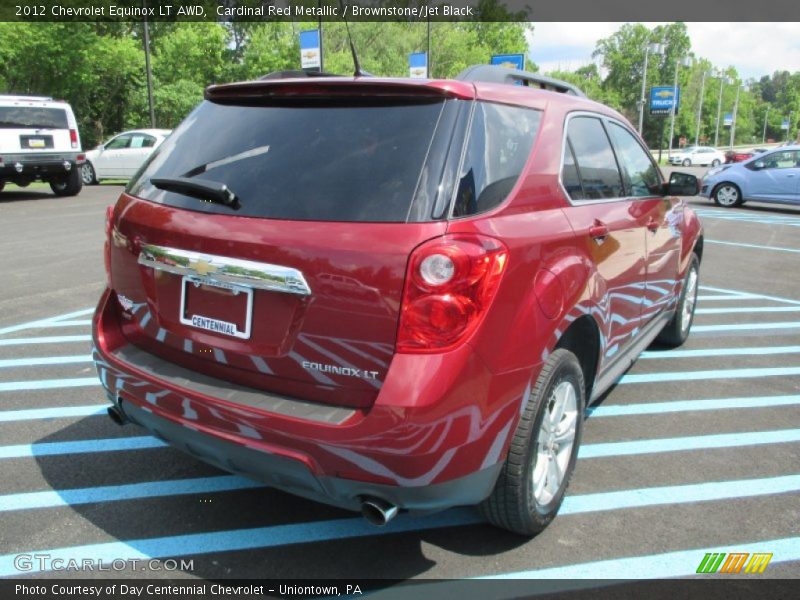 Cardinal Red Metallic / Brownstone/Jet Black 2012 Chevrolet Equinox LT AWD
