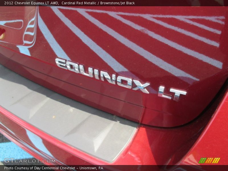 Cardinal Red Metallic / Brownstone/Jet Black 2012 Chevrolet Equinox LT AWD