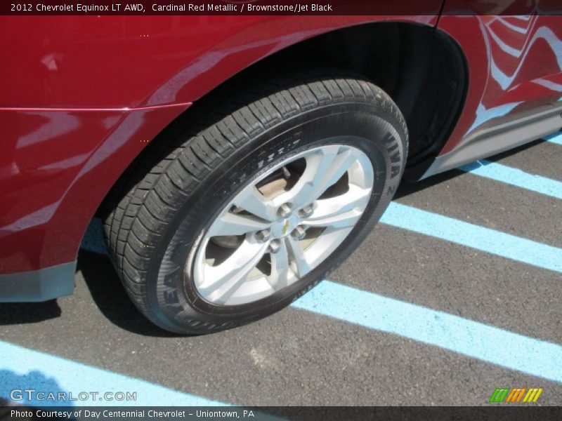 Cardinal Red Metallic / Brownstone/Jet Black 2012 Chevrolet Equinox LT AWD