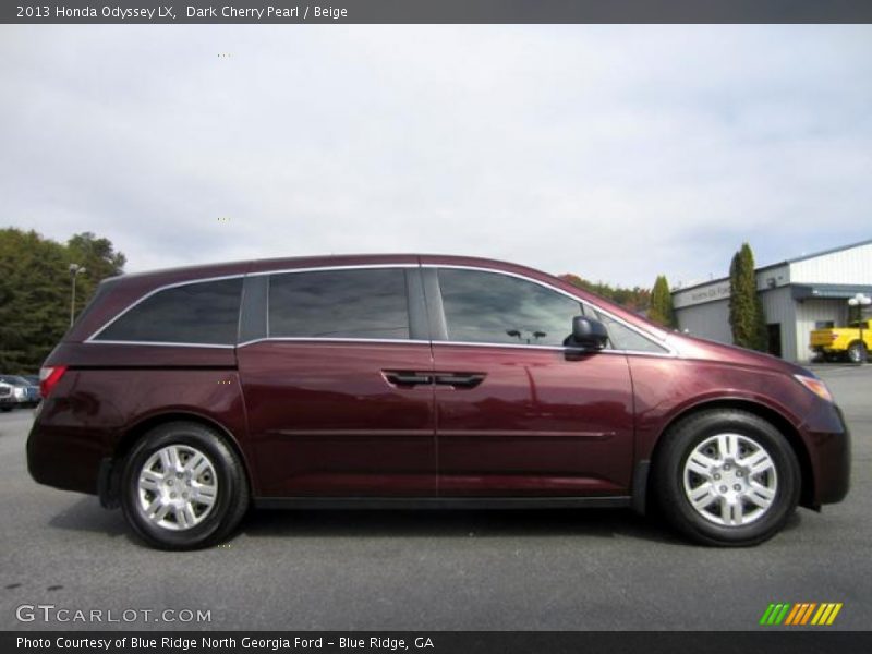 Dark Cherry Pearl / Beige 2013 Honda Odyssey LX