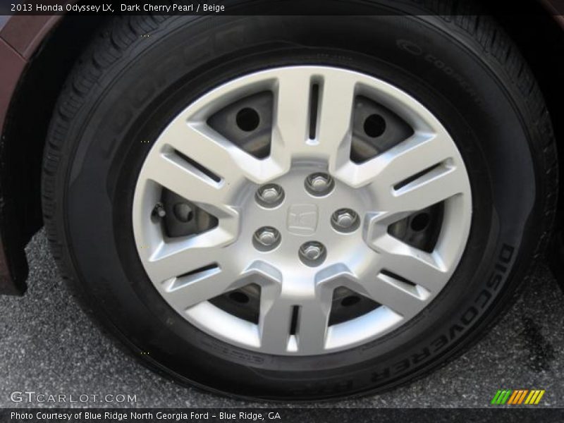 Dark Cherry Pearl / Beige 2013 Honda Odyssey LX