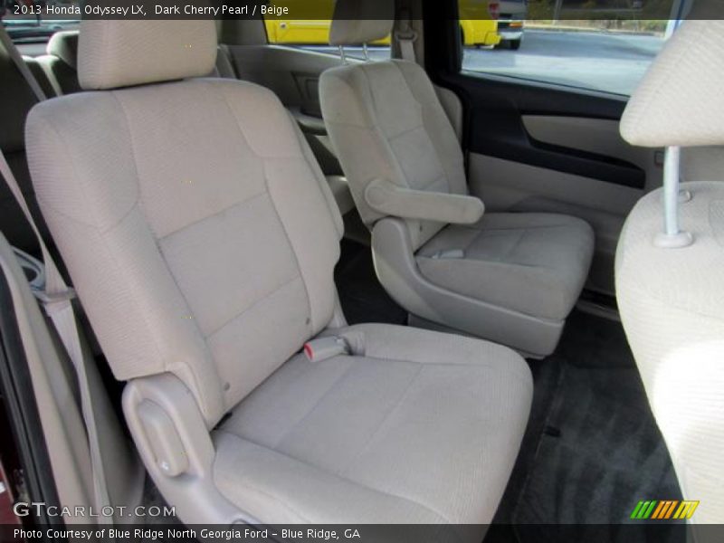 Dark Cherry Pearl / Beige 2013 Honda Odyssey LX