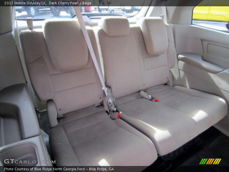 Dark Cherry Pearl / Beige 2013 Honda Odyssey LX