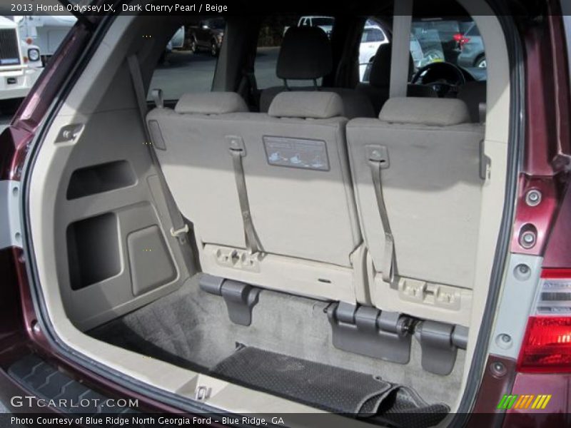 Dark Cherry Pearl / Beige 2013 Honda Odyssey LX