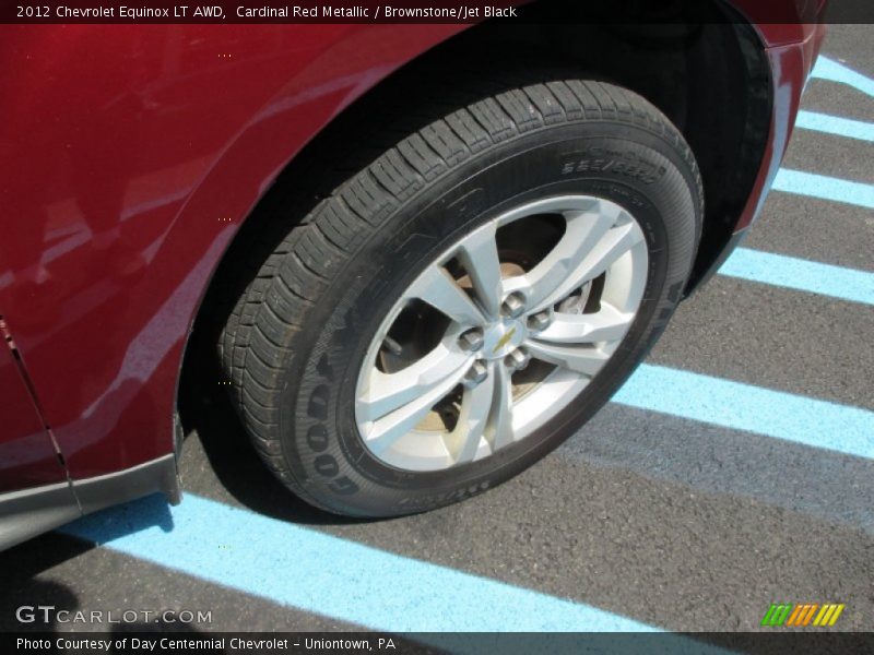 Cardinal Red Metallic / Brownstone/Jet Black 2012 Chevrolet Equinox LT AWD