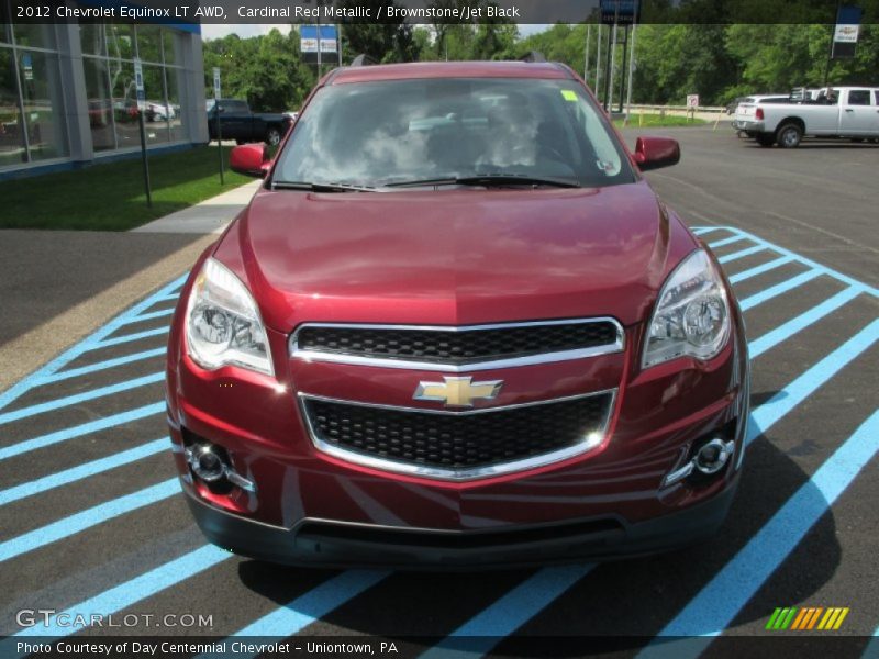 Cardinal Red Metallic / Brownstone/Jet Black 2012 Chevrolet Equinox LT AWD
