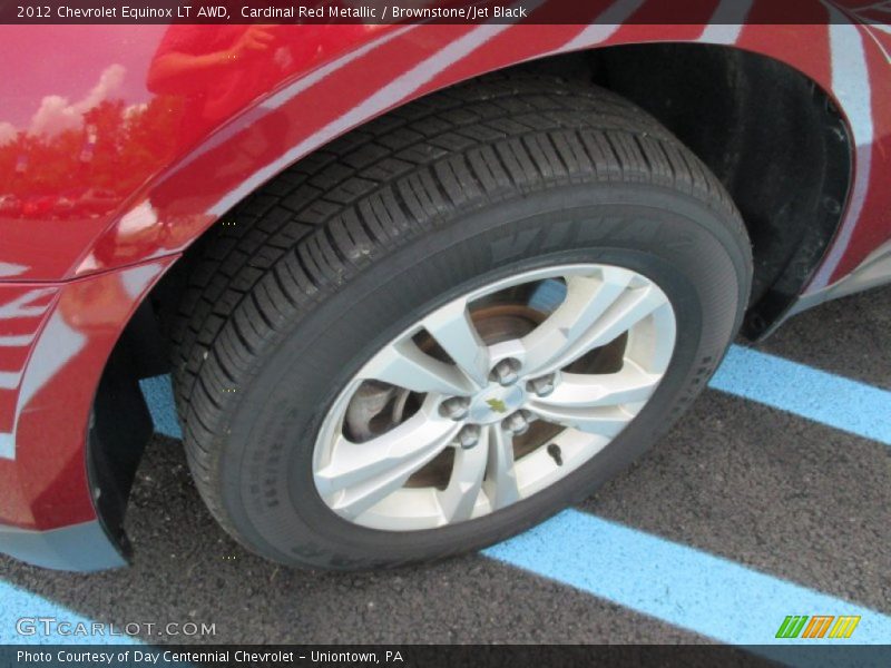 Cardinal Red Metallic / Brownstone/Jet Black 2012 Chevrolet Equinox LT AWD